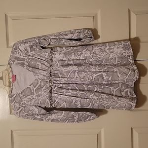 3/$15 - Grey and White Dress